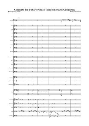 Concerto for Tuba (or bass trombone) and Orchestra
