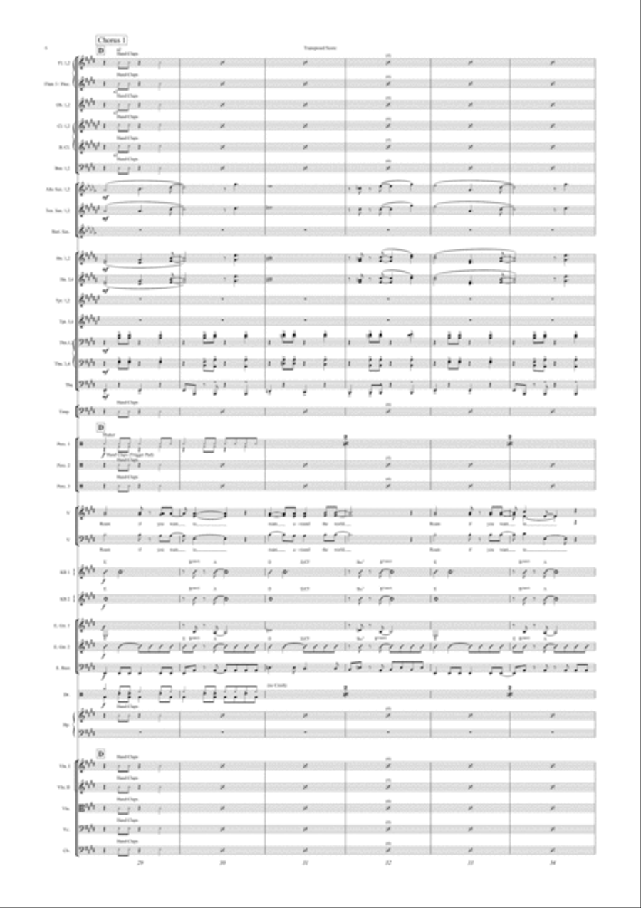 Roam Roam Full Orchestra scores gallery preview page 6
