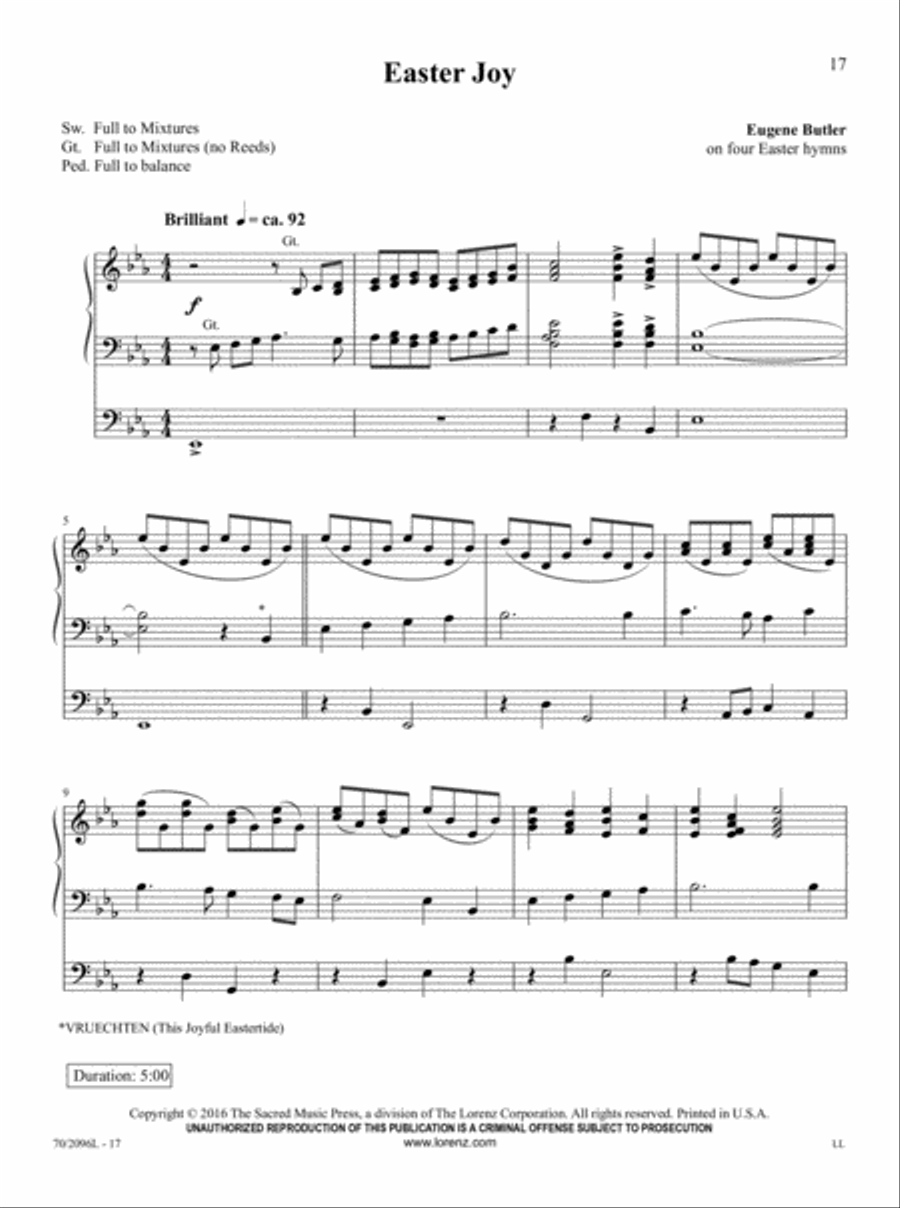 The Organist's Library, Vol. 63 Organ Solo scores gallery preview page 7