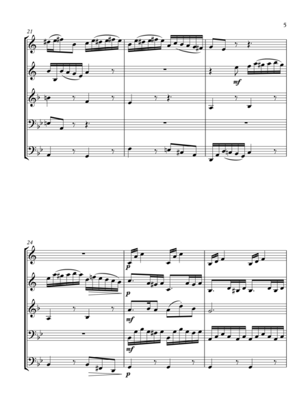 Bach: Siciliano from BWV 1031 for Brass Quintet image number null