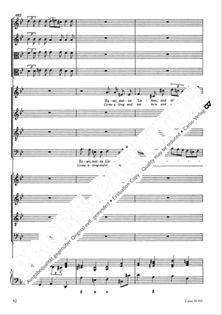 My beloved, you are fair (Meine Freundin, du bist schon) 4-Part scores gallery preview page 65