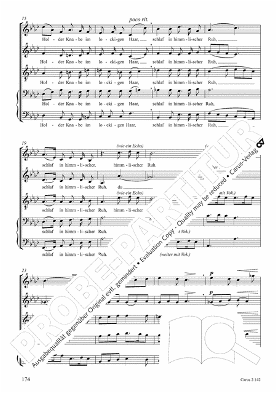 Christmas Carols of the World. Choral collection 4-Part scores gallery preview page 142