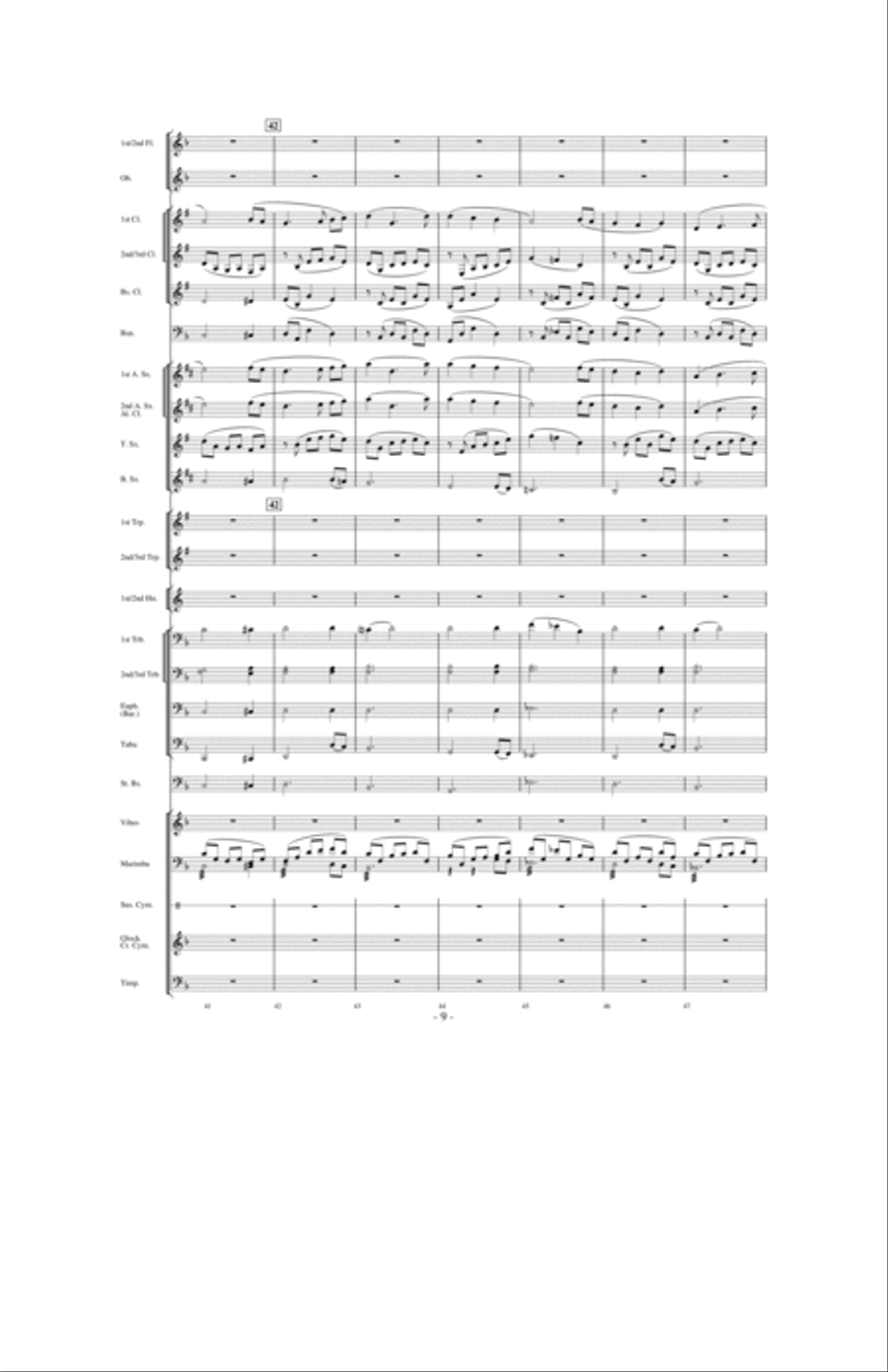 Heaven's Light Concert Band scores gallery preview page 8