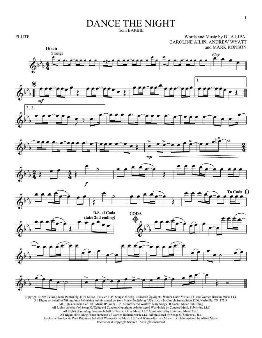 Dance The Night (from Barbie)