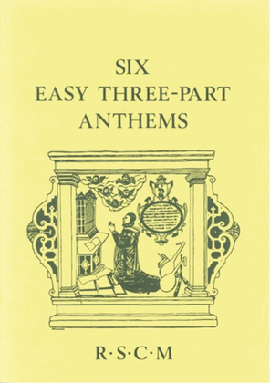 Book cover for Six Easy Three-Part Anthems