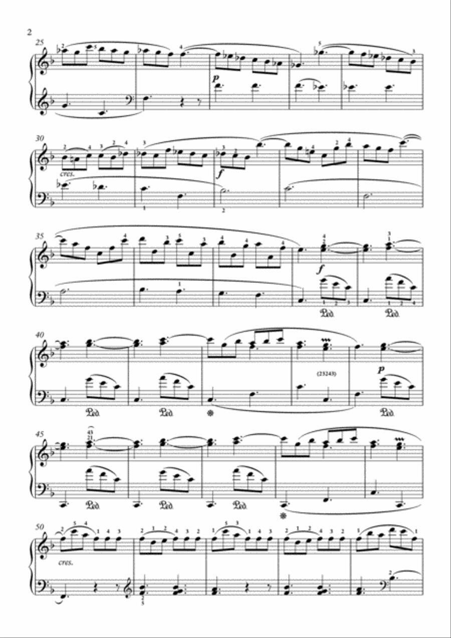 Scarlatti-Sonata in d-minor L.110 K.396(piano) Piano Solo scores gallery preview page 3