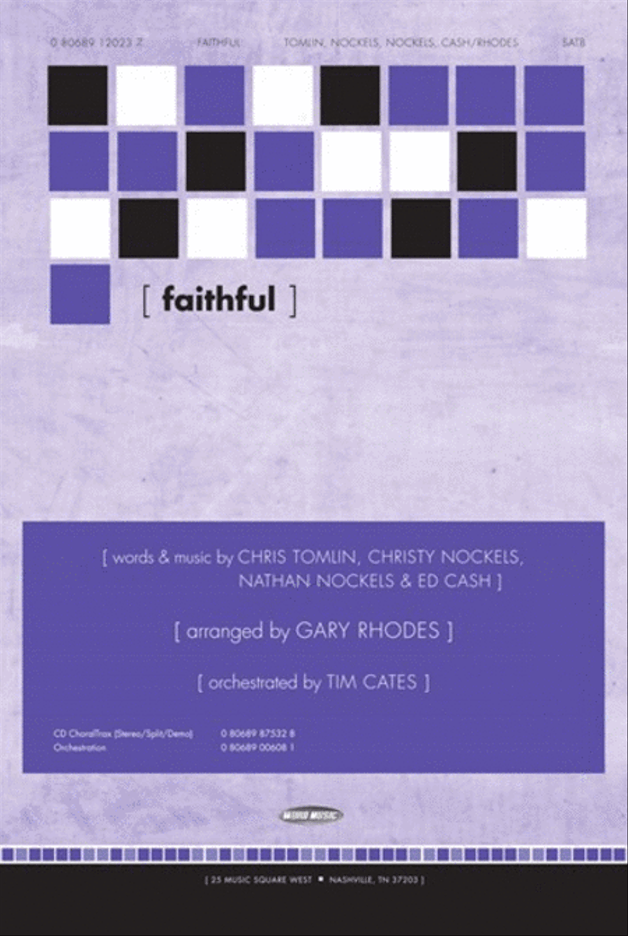 Faithful - Anthem Faithful - Anthem 4-Part scores gallery preview page 1