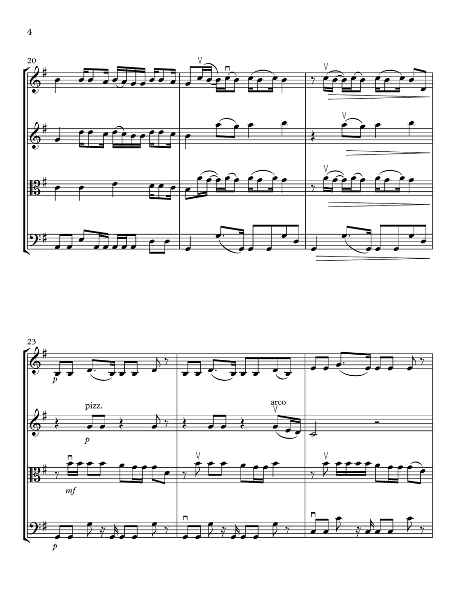I'll Name The Dogs String Quartet scores gallery preview page 4