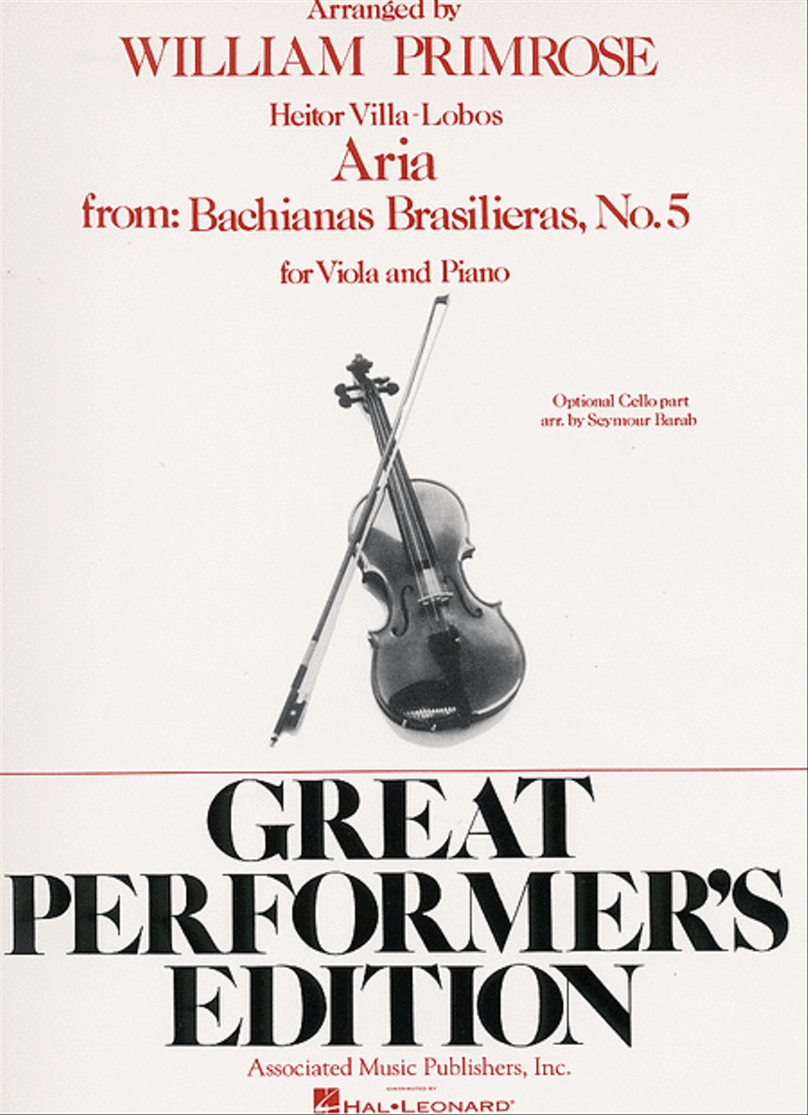Aria (Cantilena) - Viola And Piano Cello scores gallery preview page 1