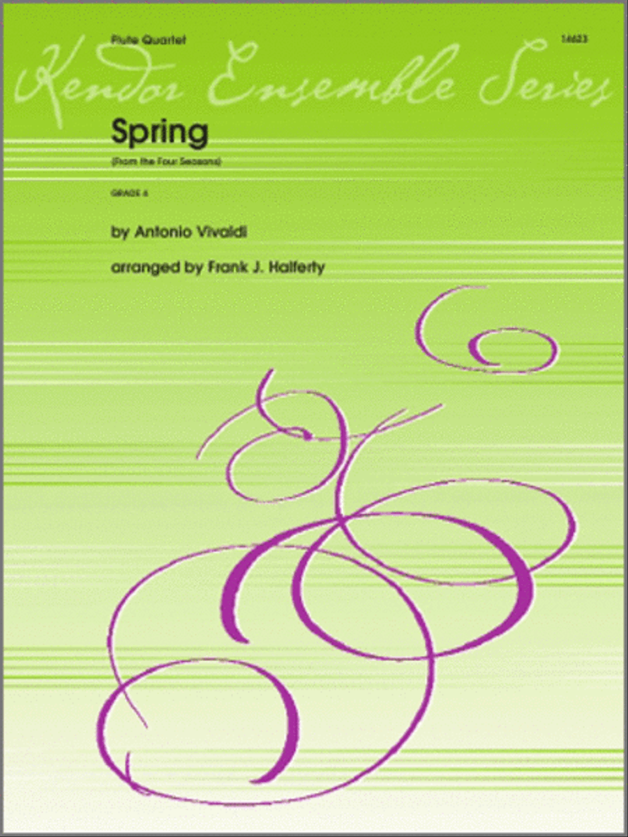 Spring (from The Four Seasons) Flute Quartet scores gallery preview page 1