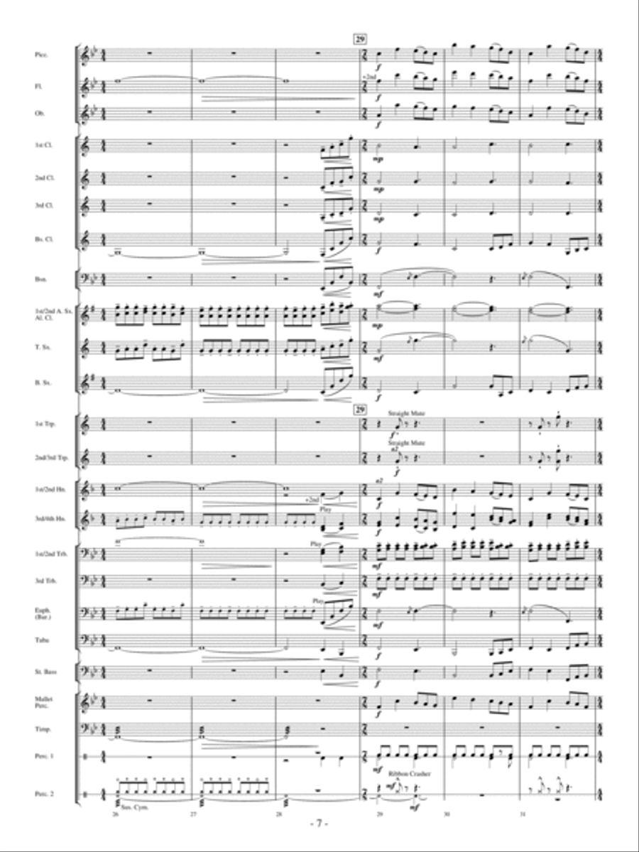 Moonscape Moonscape Concert Band scores gallery preview page 6