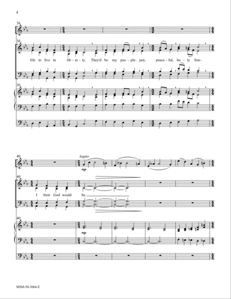 I Was Wed at Sinai I Was Wed at Sinai 4-Part scores gallery preview page 4