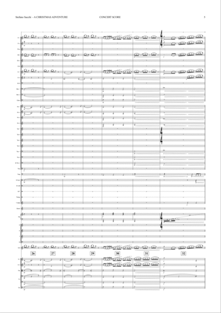 A Christmas Adventure Full Orchestra scores gallery preview page 6