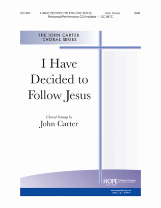 Book cover for I Have Decided to Follow Jesus