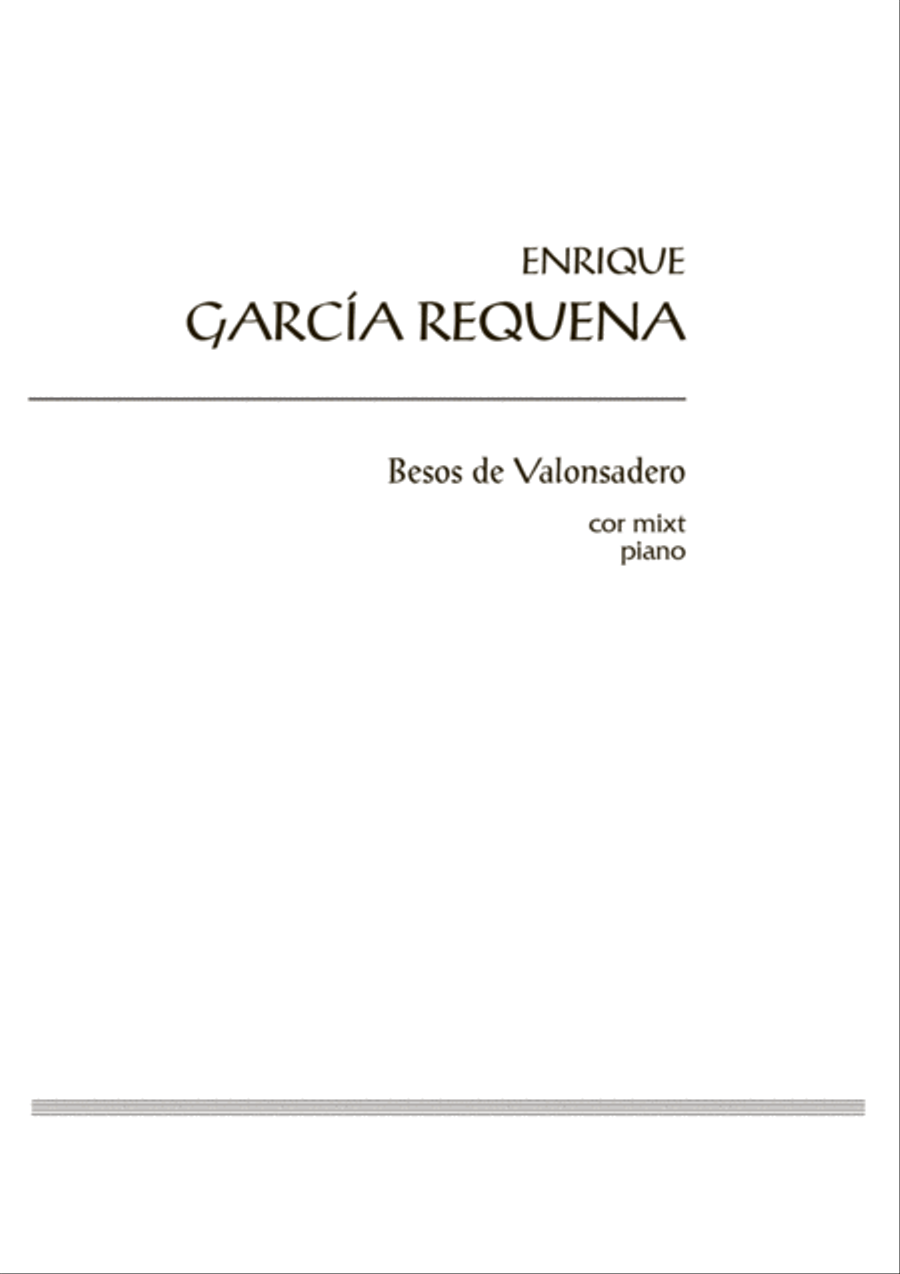 Besos de Valonsadero 4-Part scores gallery preview page 3