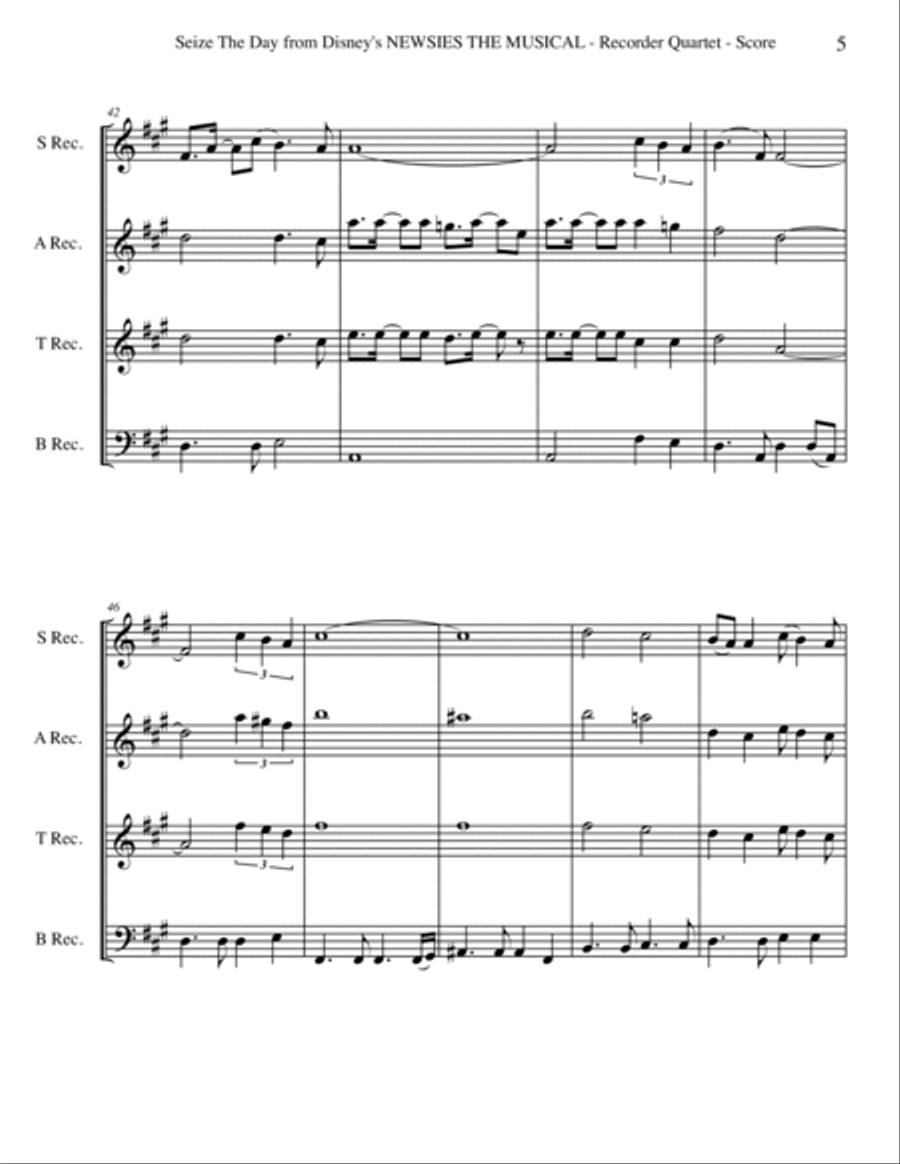 Seize The Day Seize The Day Small Ensemble scores gallery preview page 5