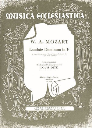 Book cover for Laudate Dominum in F