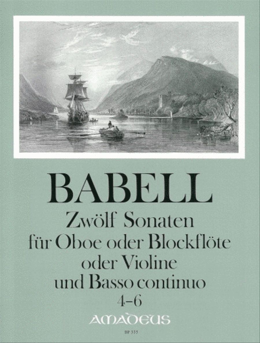 12 Sonatas Vol. 2 Oboe scores gallery preview page 1