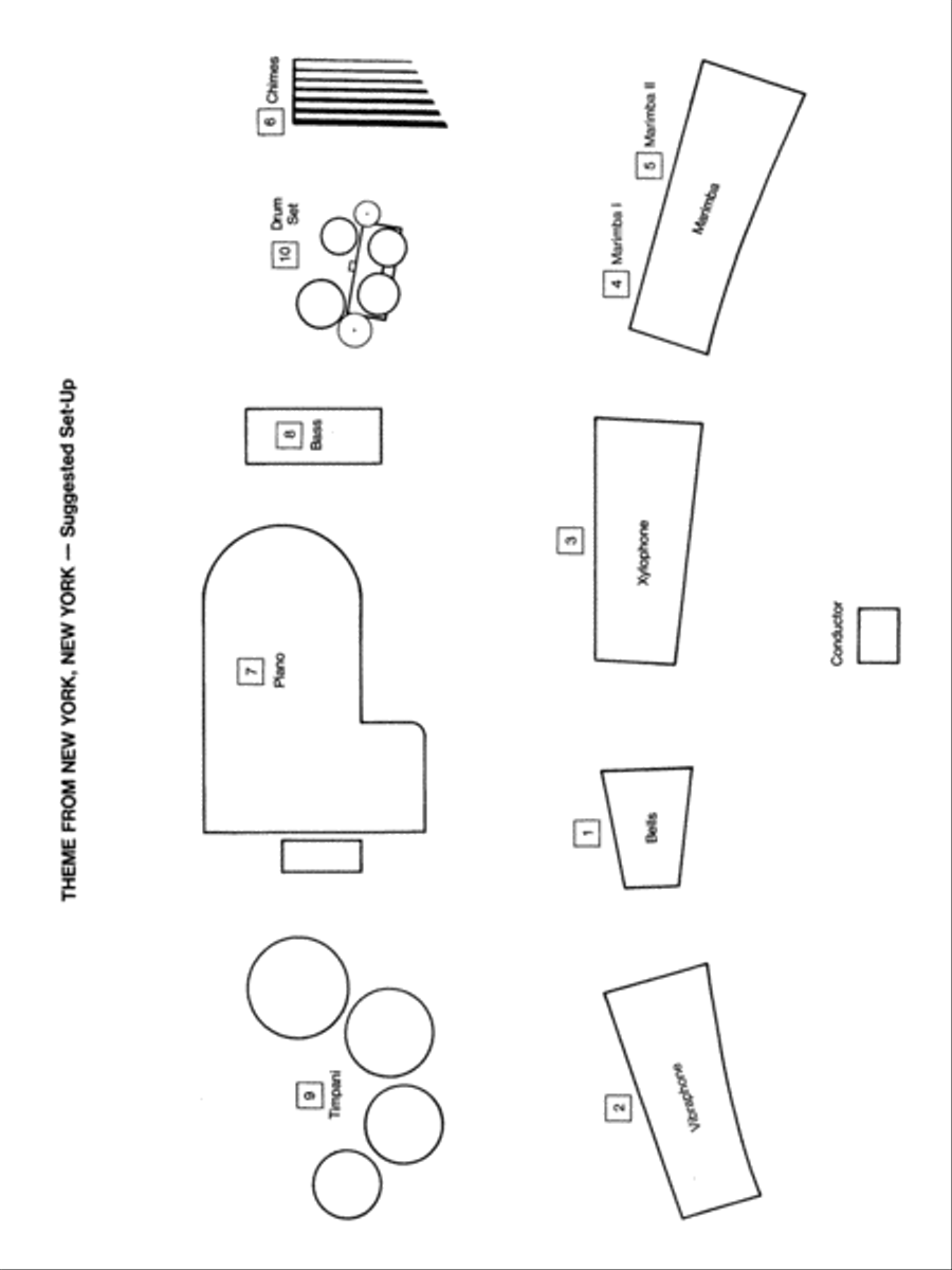New York, New York, Theme from: Score Percussion Ensemble scores gallery preview page 2