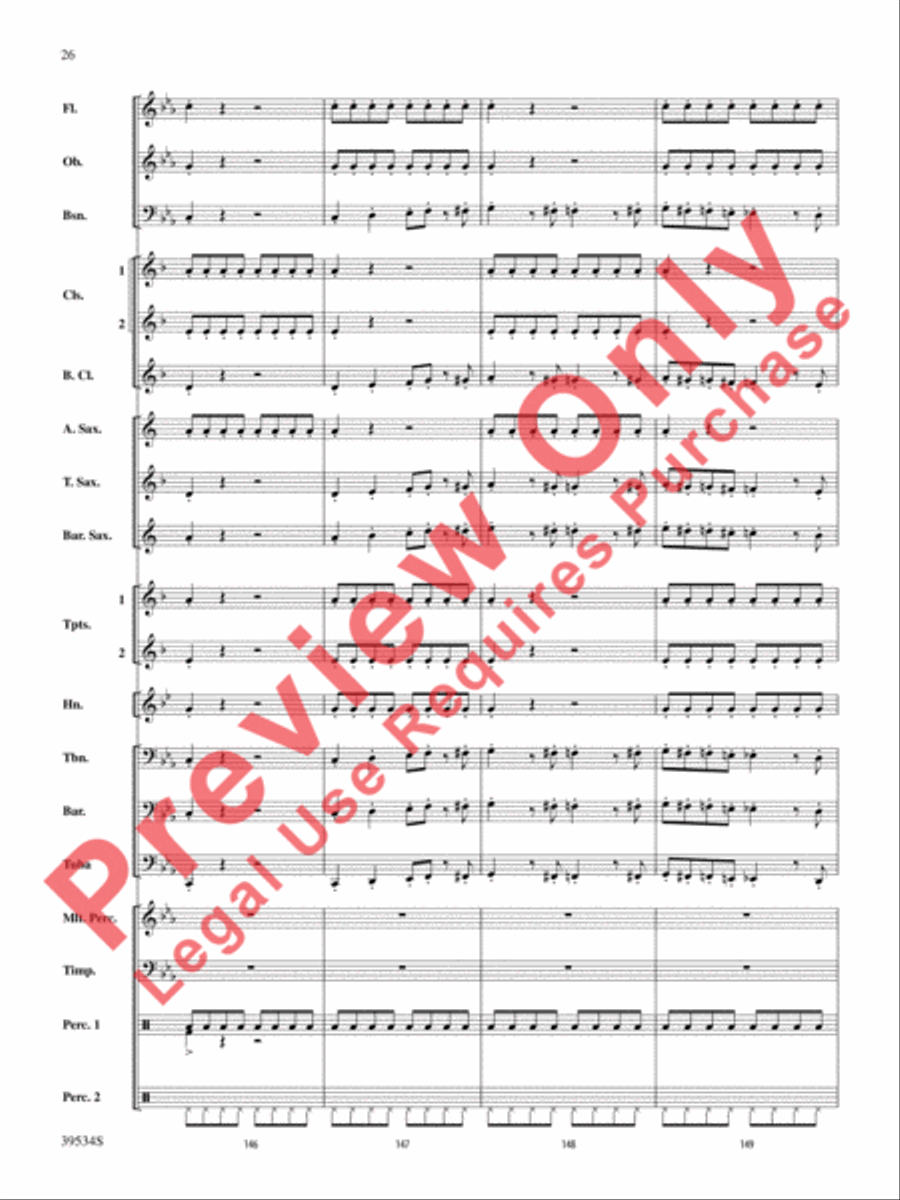 The Magic of Harry Potter Concert Band scores gallery preview page 27