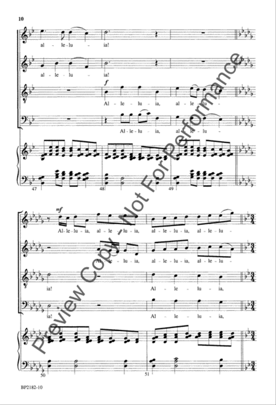 Creation Sings Creation Sings 4-Part scores gallery preview page 11