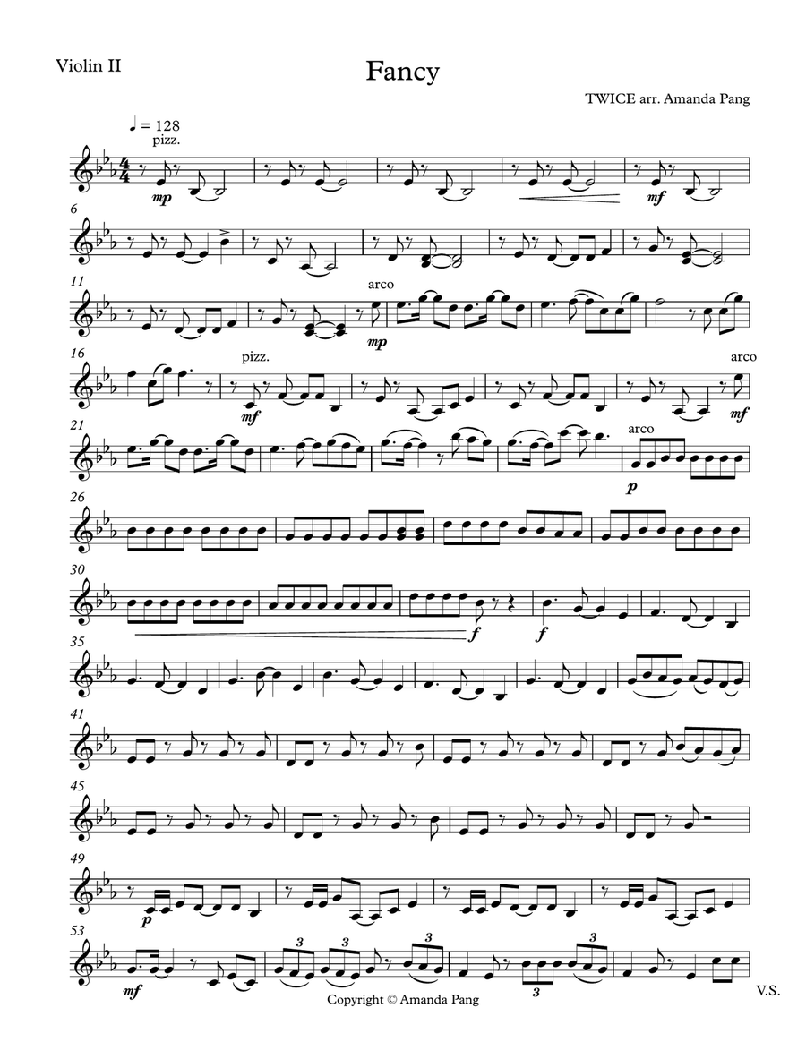 Fancy String Quartet scores gallery preview page 3