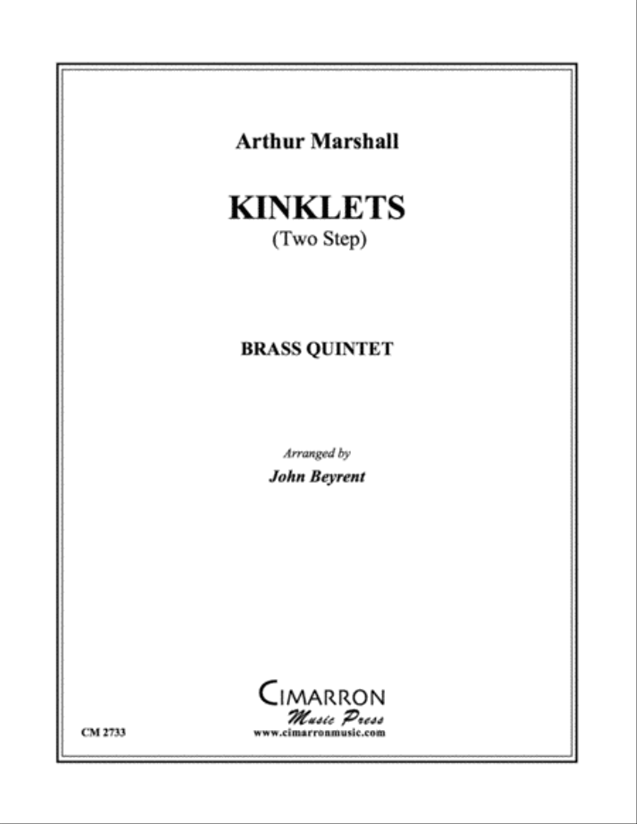Kinklets (Two-Step) Brass Quintet scores gallery preview page 1