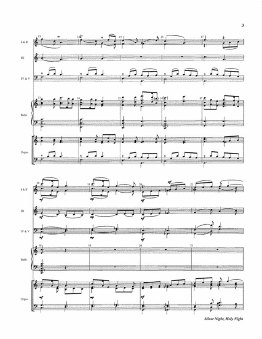 Silent Night, Holy Night Silent Night, Holy Night Clarinet scores gallery preview page 4