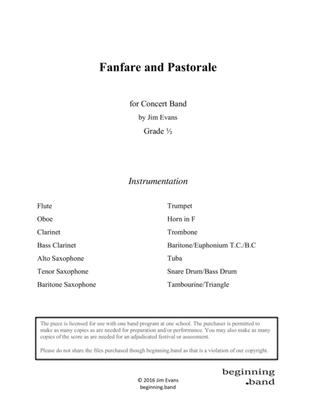 Fanfare and Pastorale