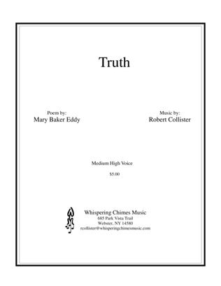 Book cover for Truth medium high voice