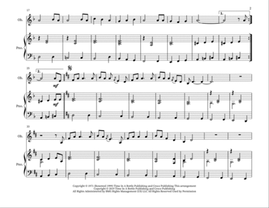 Time In A Bottle Woodwind Duet scores gallery preview page 2