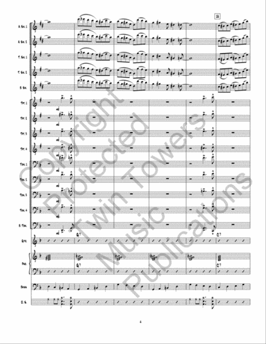 Sink Or Swim Sink Or Swim Jazz Ensemble scores gallery preview page 5