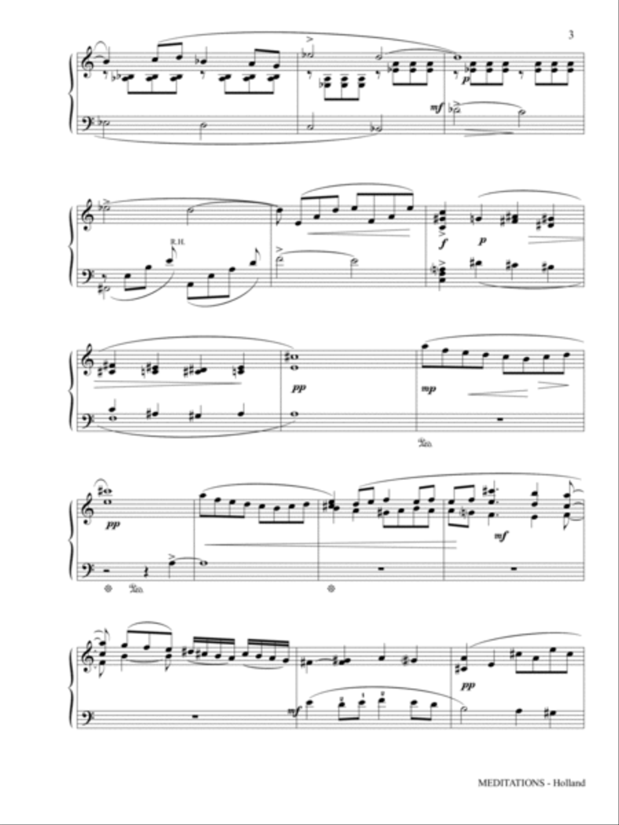 Meditations Piano Solo Cycle of 9 Pieces Meditations Piano Solo Cycle of 9 Pieces Piano Solo scores gallery preview page 5