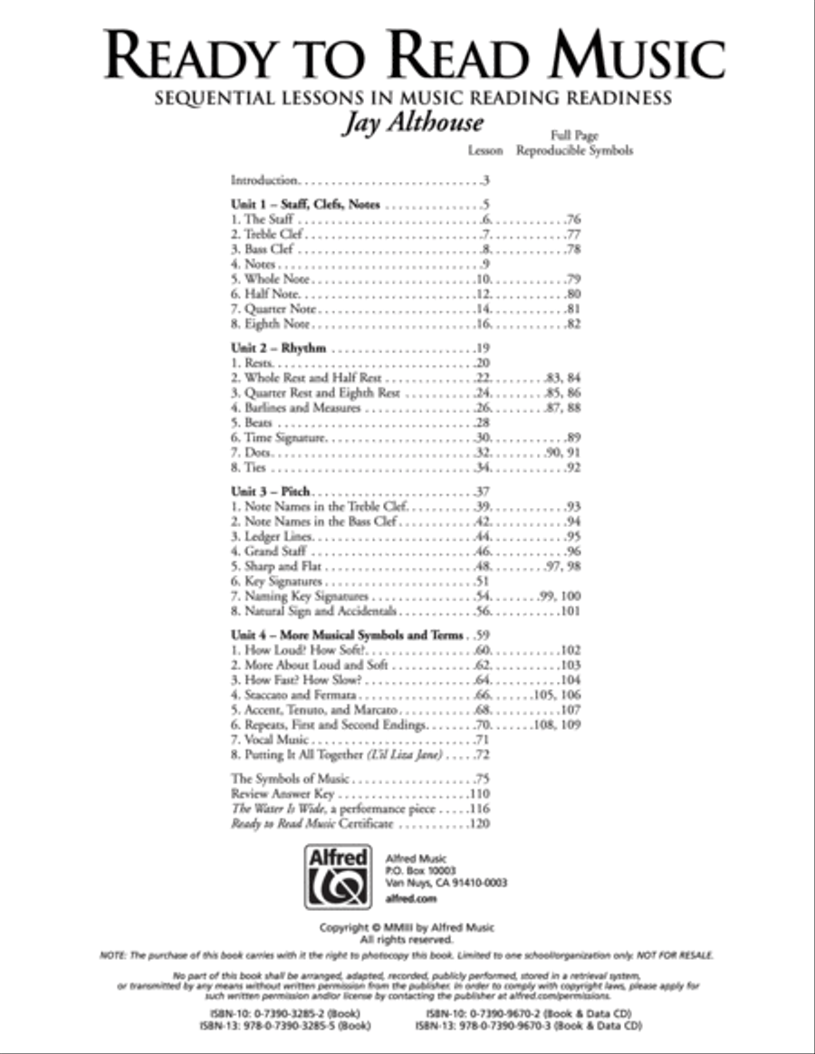 Ready to Read Music Choir scores gallery preview page 2
