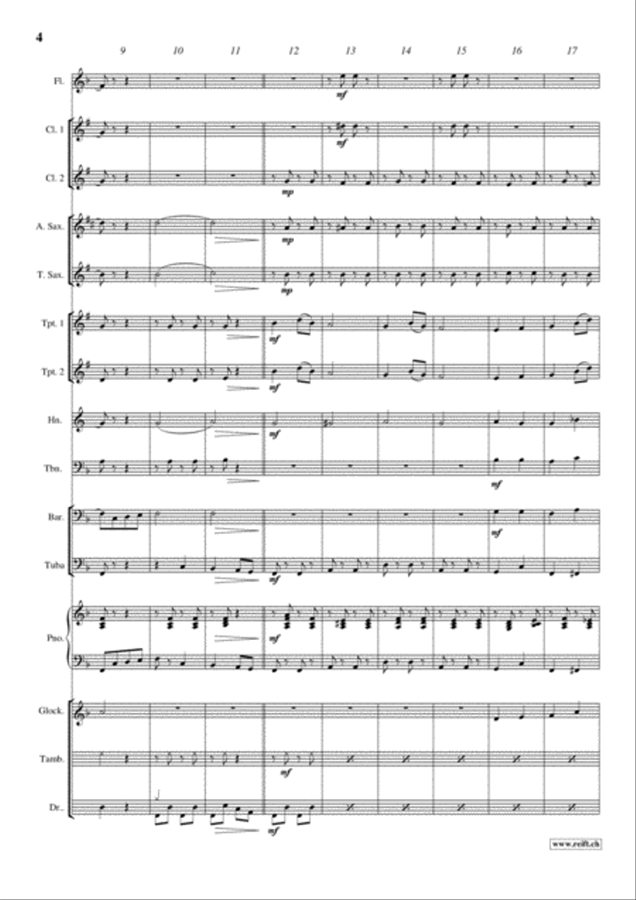 Tea Time Concert Band scores gallery preview page 4