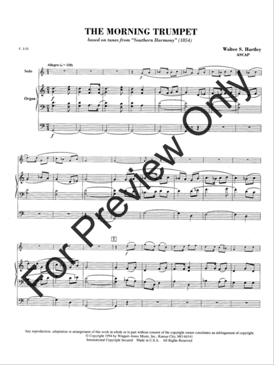 The Morning Trumpet The Morning Trumpet Trumpet scores gallery preview page 4