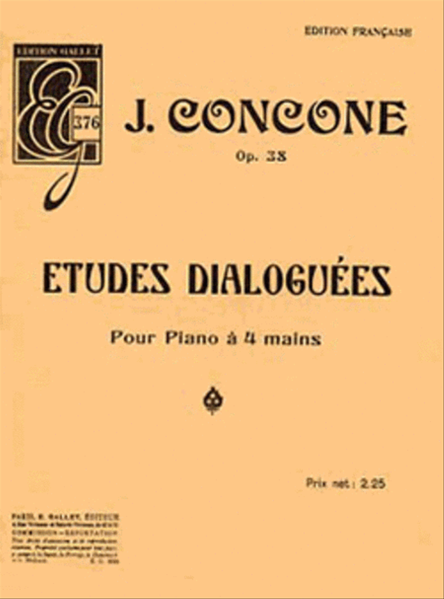 Etudes dialoguees Op. 38 Piano Method scores gallery preview page 1