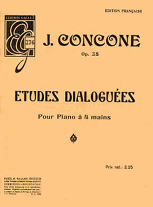 Etudes dialoguees Op. 38