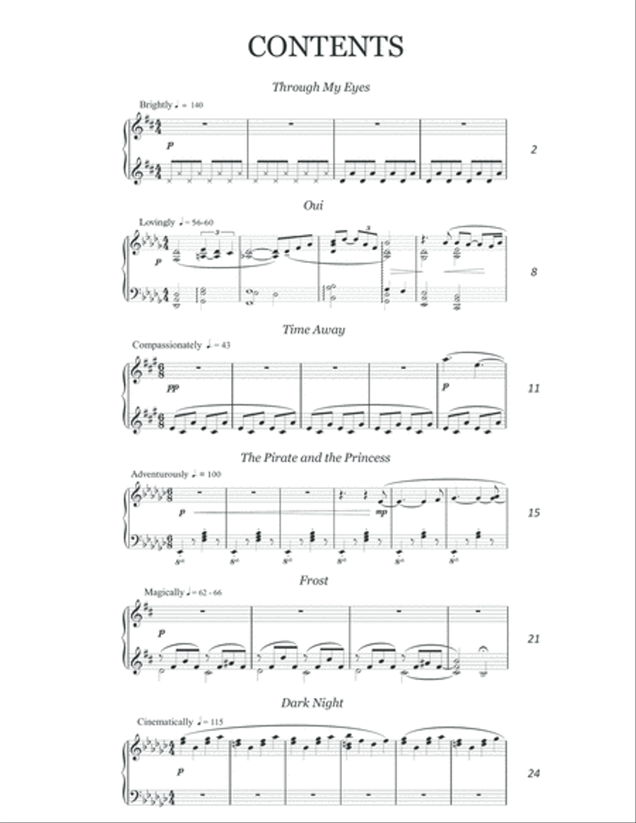 Justin Levitt Piano Solos - Through My Eyes (Vol. III) Piano Method scores gallery preview page 5