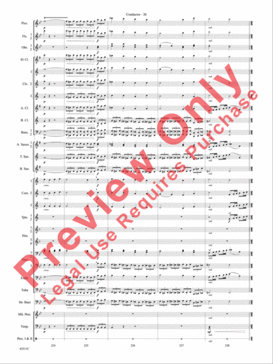 A Christmas Festival Concert Band scores gallery preview page 29