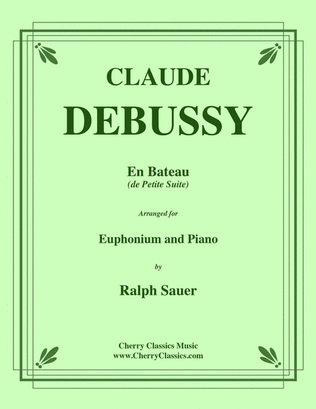 Book cover for En Bateau from Petite Suite for Euphonium & Piano
