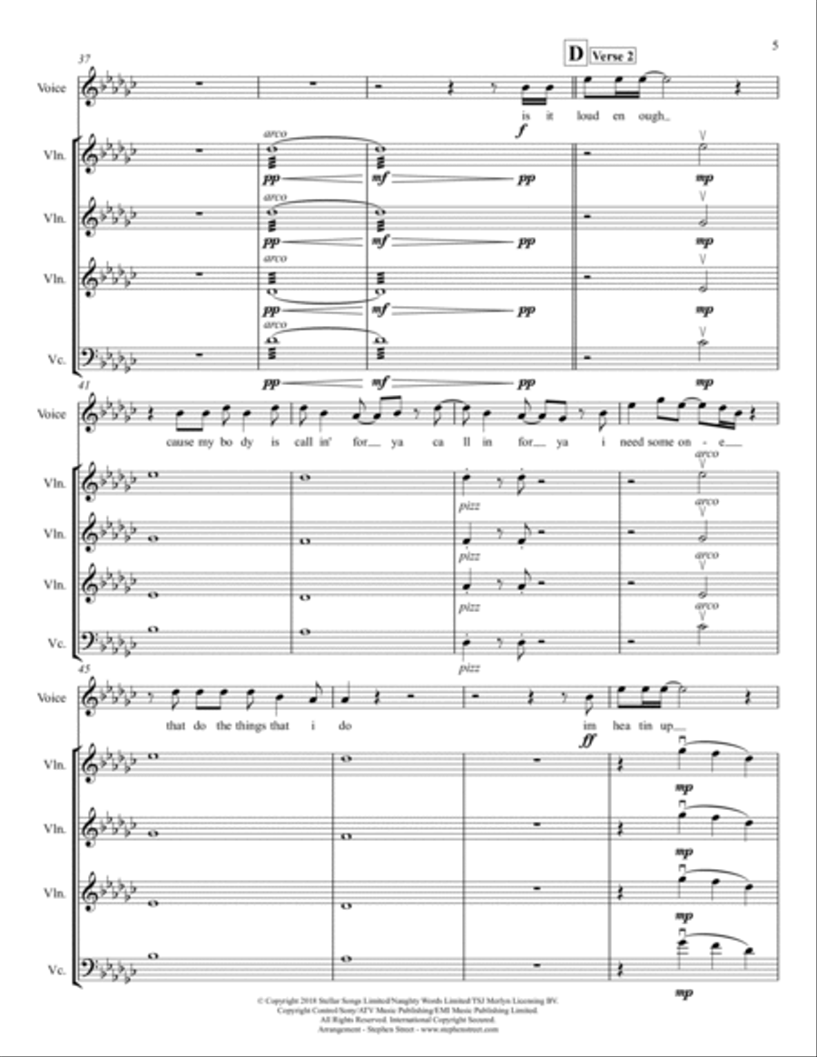 Promises String Quartet scores gallery preview page 5