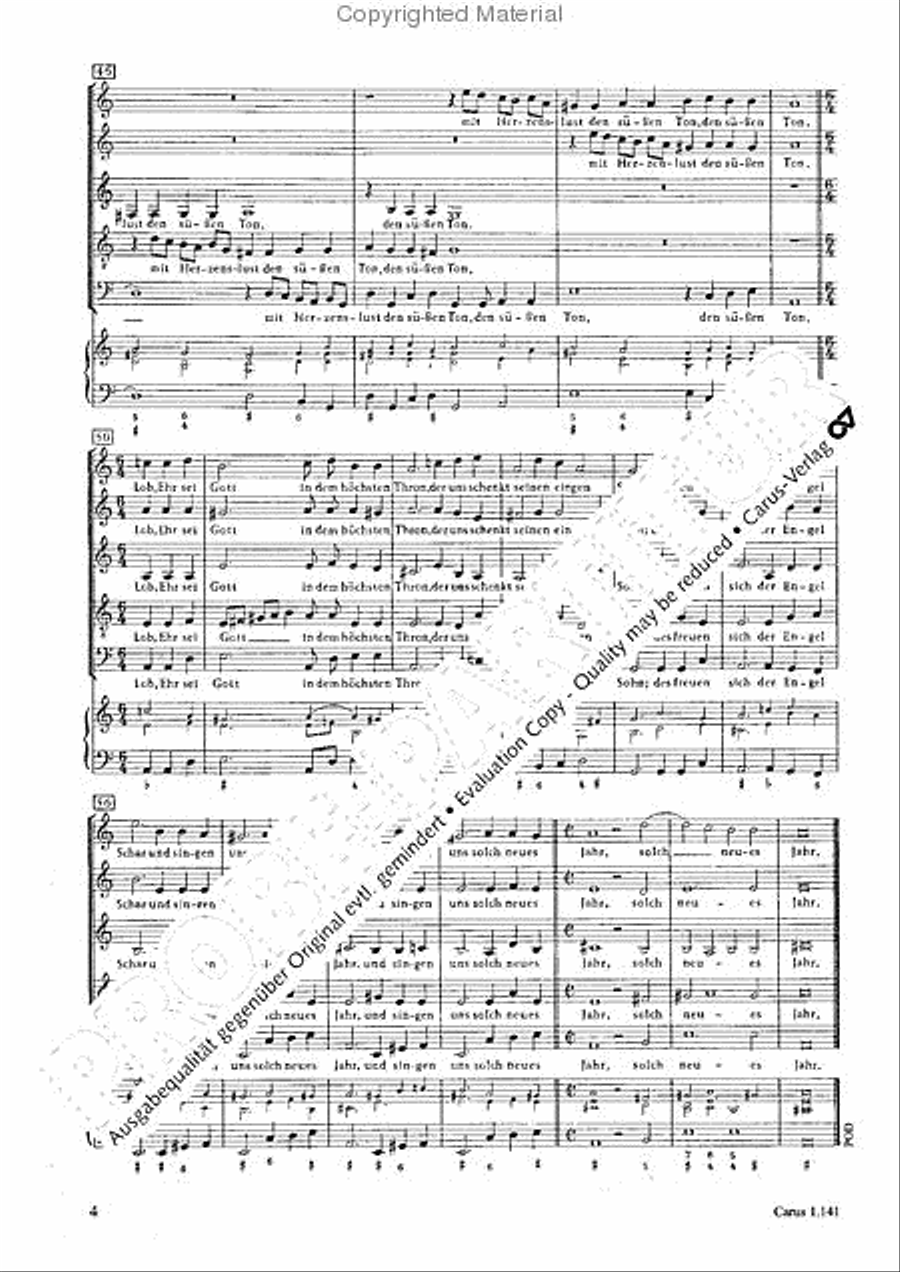 Ach, mein herzliebes Jesulein SSATB scores gallery preview page 6