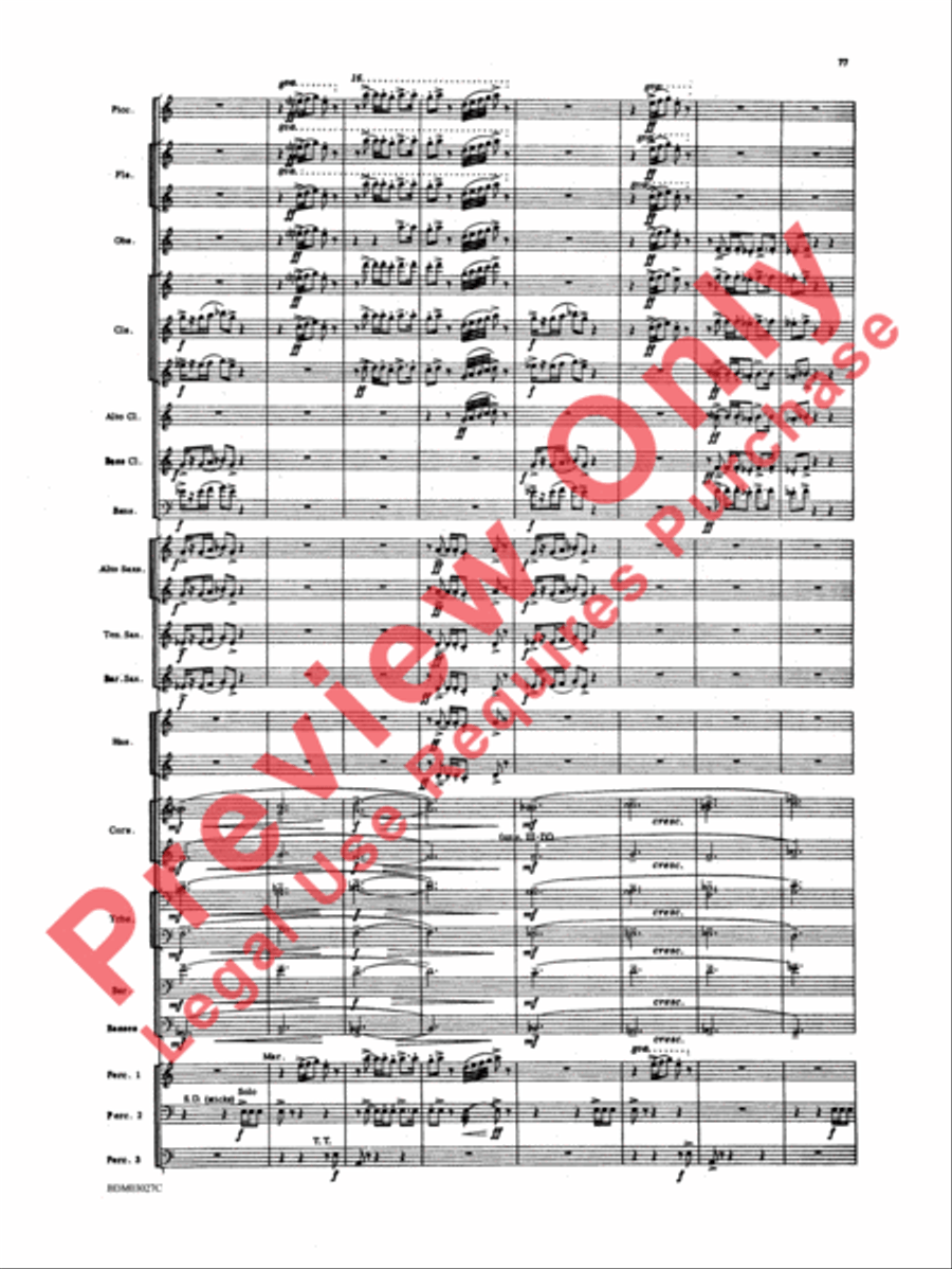 La Fiesta Mexicana Concert Band scores gallery preview page 80