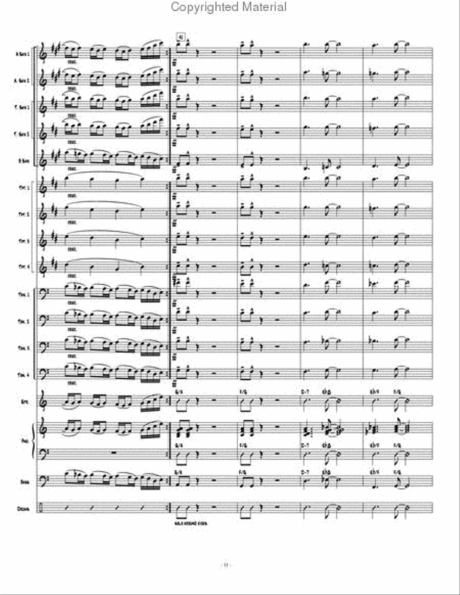 New Beginning, A Jazz Ensemble scores gallery preview page 12