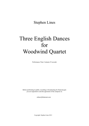 Three English Country Dances for Woodwind Quartet