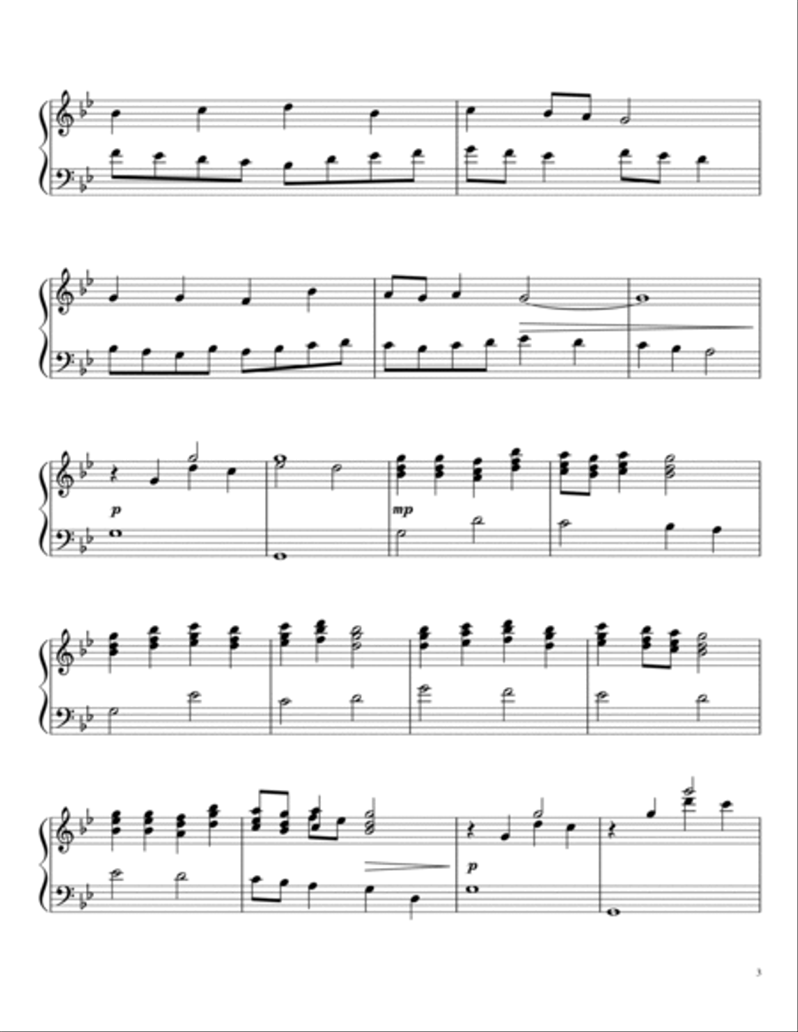 Savior of the Nations, Come (Nun komm, der Heiden Heiland) Piano Solo scores gallery preview page 3