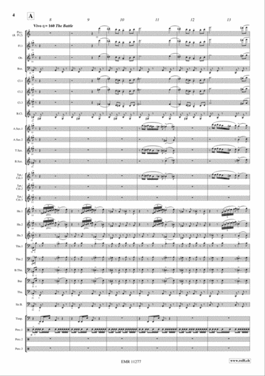 Genghis Khan Genghis Khan Concert Band scores gallery preview page 5