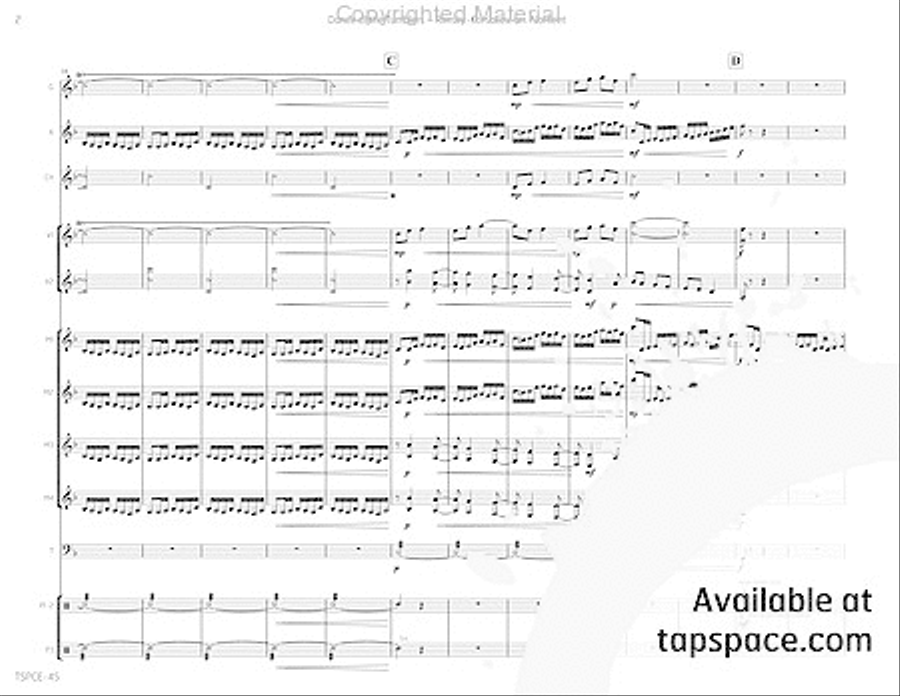 Dance of the Tumblers Percussion Ensemble scores gallery preview page 5