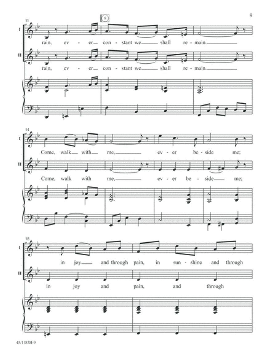 Bach for Young Voices 2-Part scores gallery preview page 9